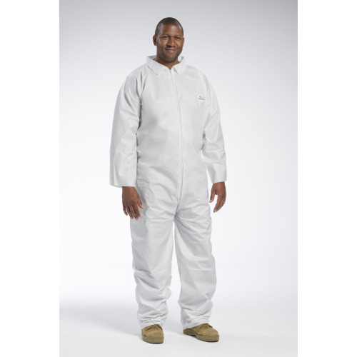 PosiWear BA 3600 Disposable White Coveralls (Case)