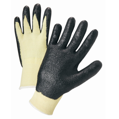 PIP 713KSNF G-Tek® KEV™ Seamless Knit DuPont™ Kevlar® Blended Glove with Nitrile Coated Foam Grip on Palm & Fingers (Dozen)