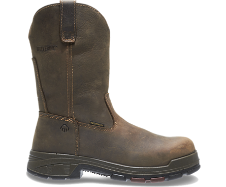 Wolverine W10318 Men's Cabor EPX PC Dry Waterproof Composite-Toe EH Wellington Boots - Brown