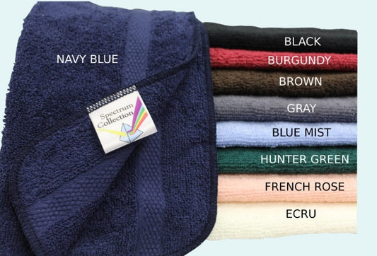 Spectrum Collection Ring Spun Hospitality Towels and Washcloths - Colors