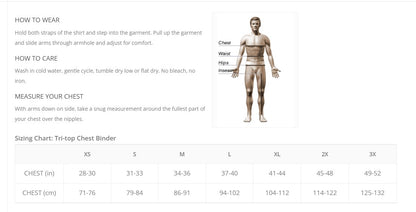Tri-Top Chest Binder