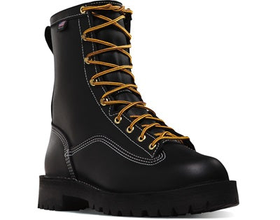 Danner 11700 Super Rain Forest 8" Work Boots with 200G Thinsulate - Black