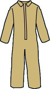 Kappler Z3H412 Zytron 300 Coveralls with Collar, zipper front, Heat Sealed-Taped Seams