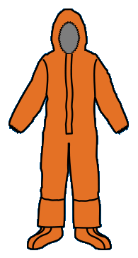 Kappler Z5H426 Zytron 500 Coveralls with Hood, zipper front, LongNeck Design, Heat Sealed-Taped Seams