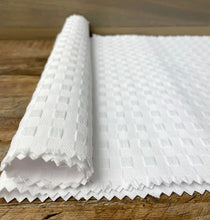 Load image into Gallery viewer, Kartri CTY Waffle Polyester Shower Curtain with Grommet Eyelets, White, 72&quot;x72&quot; or 72&quot;x78&quot;
