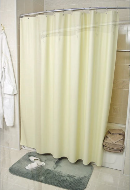 Kartri FTCNA Forester Leather-Embossed 8 Gauge Vinyl Shower Curtain with Grommet Eyelets