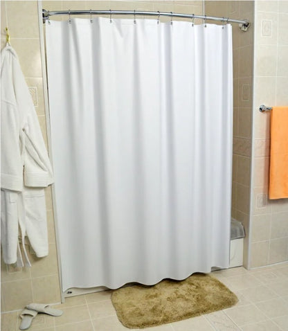 Kartri FTCNA Forester Leather-Embossed 8 Gauge Vinyl Shower Curtain with Grommet Eyelets