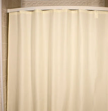 Load image into Gallery viewer, Kartri NYCH7272 Nylon Shower Curtain with Sewn Eyelets, White or Beige, 72&quot;x72&quot;
