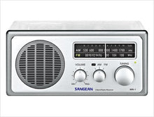 Load image into Gallery viewer, Sangean WR-1CL Analog AM-FM Clear Cabinet Table-Top Radio
