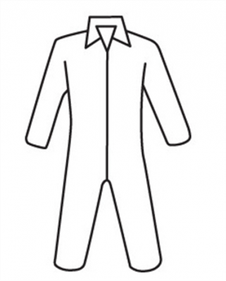 PosiWear UB 3700 Disposable White Basic Coveralls (Case)